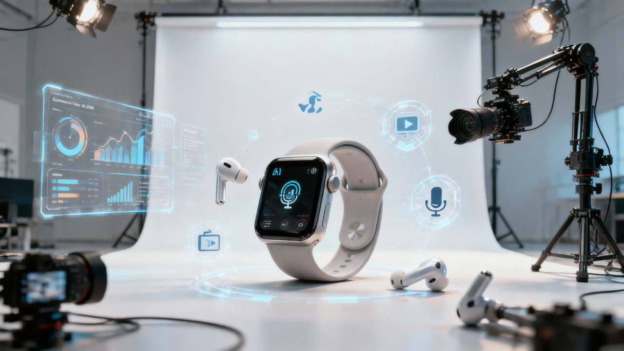 Ecommerce Video Ads in 2026: What Cross-Border Sellers Need to Know (and How AI Makes It Scalable) featuring ecommerce video ads, cross-border ecommerce, AI generated videos, Amazon video ads, Shopify video marketing, TikTok Shop video ads, AI image generation for ecommerce