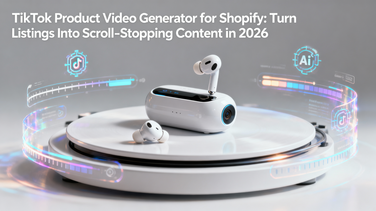 TikTok Product Video Generator for Shopify: Turn Listings Into Scroll-Stopping Content in 2026 - TikTok product video generator